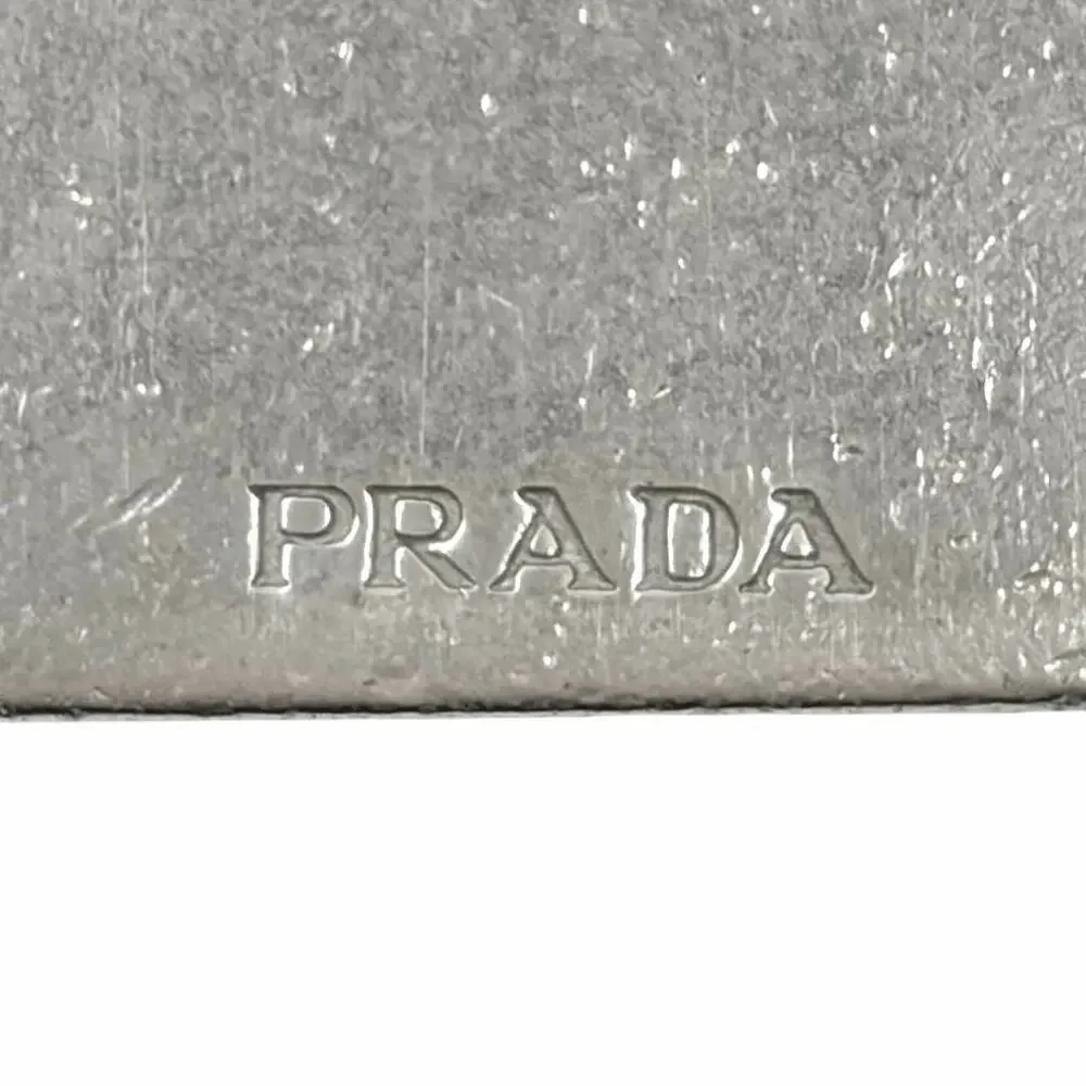 Prada Metal Keychain / Bag Charm
